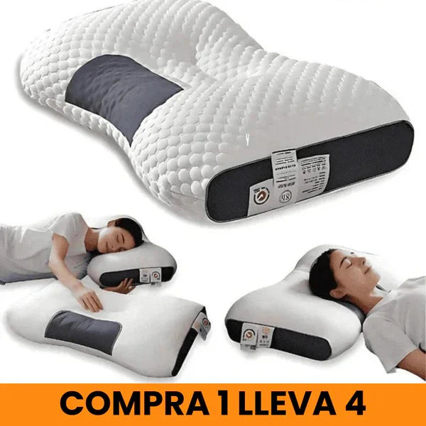 🔥 OFERTA IMPERDIBLE — ¡LLEVA 4 Y PAGA SOLO 1! 🛌 Almohadas Cervicales Ortopédicas Lavables ⚡ La Almohada Viral que Está Transformando el Descanso en Colombia