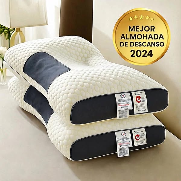 🔥 OFERTA IMPERDIBLE — ¡LLEVA 4 Y PAGA SOLO 1! 🛌 Almohadas Cervicales Ortopédicas Lavables ⚡ La Almohada Viral que Está Transformando el Descanso en Colombia