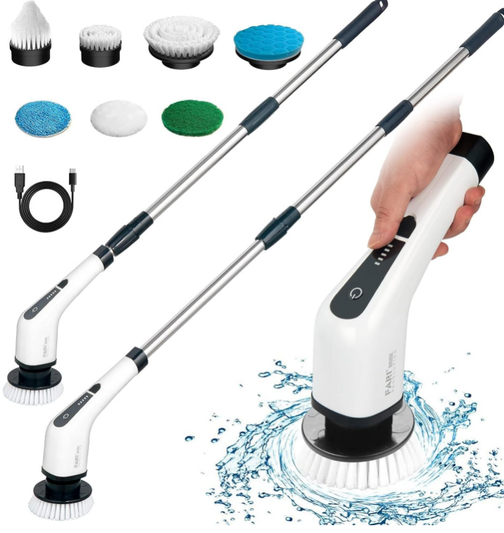 🚨 ¡OFERTA IMPERDIBLE! Cepillo Eléctrico 9 en 1 – Limpieza Profunda SIN Esfuerzo y en Minutos