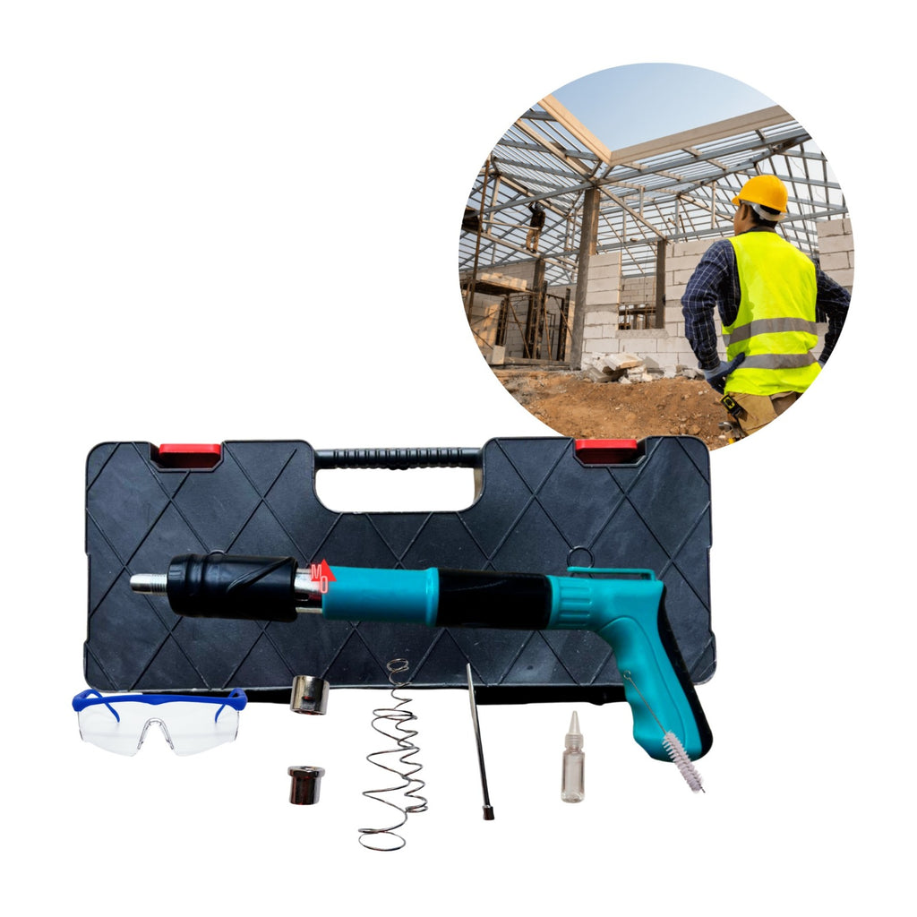 🚨 OFERTA IMPERDÍVEL – Kit Pistola Remachadora + Clavos: Ferramenta Prática para Reparos Rápidos, Precisos e Sem Esforço!