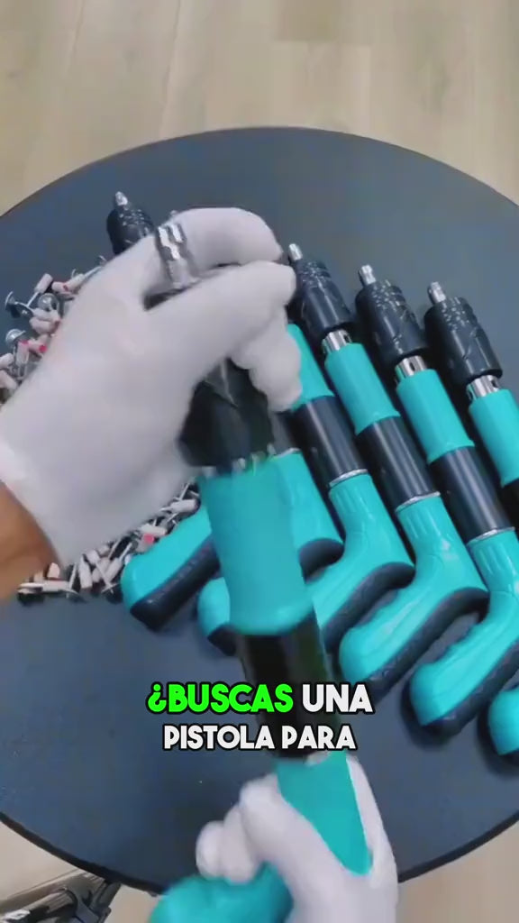 🚨 OFERTA IMPERDÍVEL – Kit Pistola Remachadora + Clavos: Ferramenta Prática para Reparos Rápidos, Precisos e Sem Esforço!